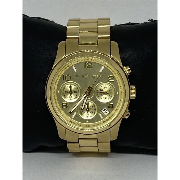 Michael Kors Runway MK5055 Womens Stainless Steel Analog Dial Quartz Watch MP734